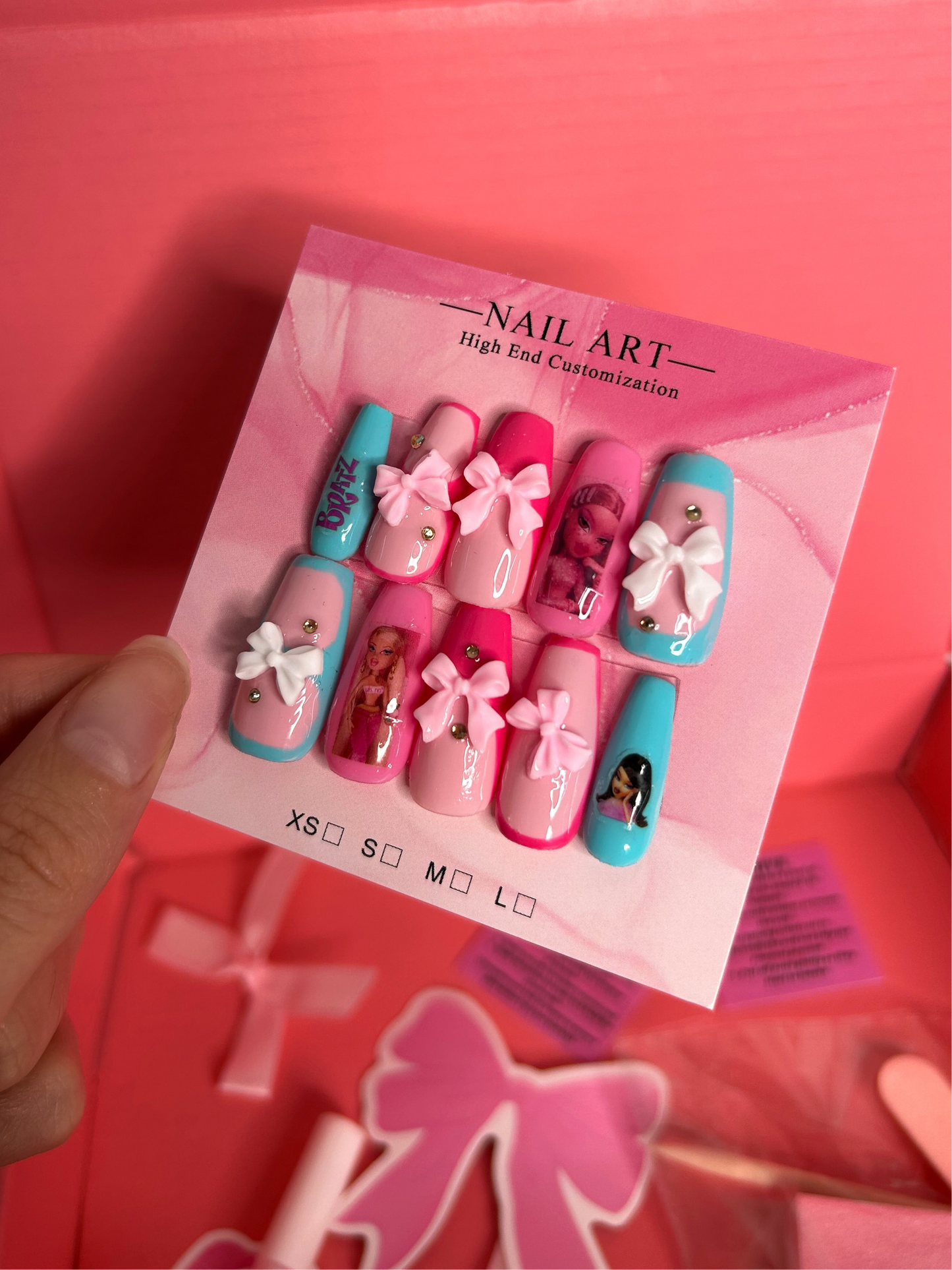 Custom press on nails💅🏼