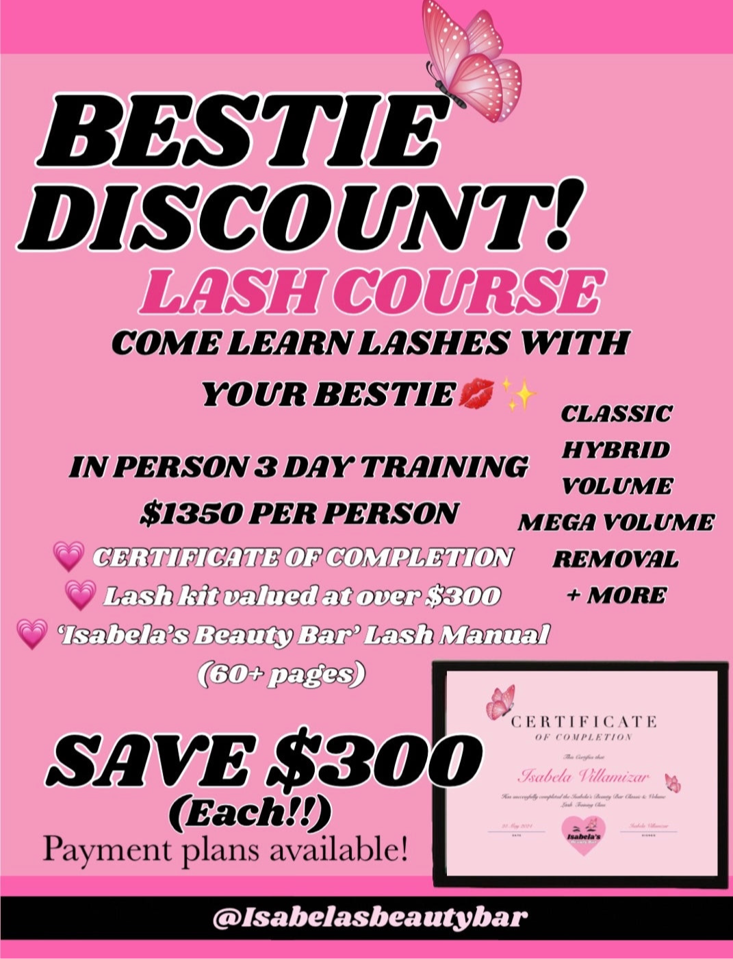 Bestie Lash Course Bundle